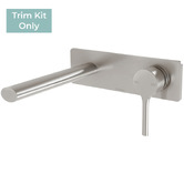 Phoenix Tapware Vivid Slimline Oval Bath/Basin Wall Mixer Set Trim Kit Only