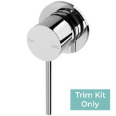 Phoenix Tapware Vivid Slimline Brass Shower/Bath Wall Mixer Trim Kit Only