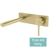 Phoenix Tapware Vivid Slimline Oval Bath/Basin Wall Mixer Set Trim Kit Only