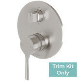 Phoenix Tapware Vivid Slimline Oval Shower/Bath Wall Mixer with Diverter Trim Kit Only