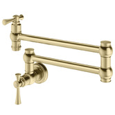 Phoenix Tapware Cromford Brushed Gold Pot Filler