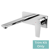 Phoenix Tapware Arlo 205mm Bath/Basin Wall Mixer Set Trim Kit Only