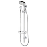 Phoenix Tapware Vivid Premium Chrome Rail Shower With Wire Soap Basket