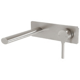Phoenix Tapware Vivid Slimline Oval 175mm Bath/Basin Wall Mixer Set