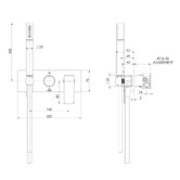 Phoenix Tapware Gloss MKII Shower System