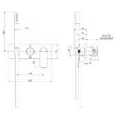 Phoenix Tapware Mekko Shower System
