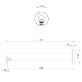 Phoenix Tapware Pina 260mm Bath Spout