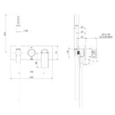 Phoenix Tapware Teel Shower System
