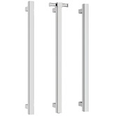 Phoenix Tapware Phoenix 600mm Square Heated Vertical Towel Bars