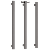 Phoenix Tapware Phoenix 600mm Square Heated Vertical Towel Bars