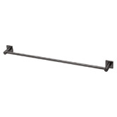 Phoenix Tapware Square Radii Single Bar Brass Towel Rail