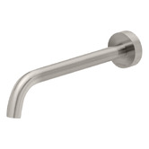 Phoenix Tapware Vivid Slimline 230mm Curved Brushed Carbon Basin Spout