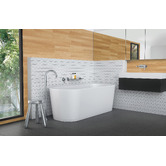 Phoenix Tapware Vivid Chrome Basin Wall Mixer Set