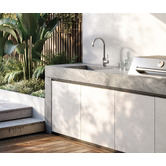 Phoenix Tapware Vivid Slimline SS 316 Gooseneck Sink Mixer