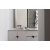 Phoenix Tapware Round Radii Single Bar Brass Towel Rail