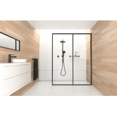 Phoenix Tapware Vivid Slimline Shower/Bath Wall Mixer Trim Kit Only