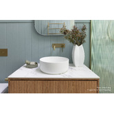 Phoenix Tapware Radii Round 550 x 738mm Brass Towel Rail