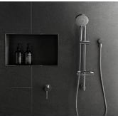 Phoenix Tapware Vivid Premium Chrome Rail Shower With Wire Soap Basket