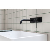 Phoenix Tapware Vivid Slimline 180mm Bath/Basin Wall Mixer Set