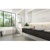 Phoenix Tapware Vivid Brushed Gold Twin Shower