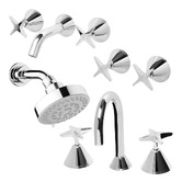 Phoenix Tapware Ivy 100mm Shower &amp; Bathroom Tapware Package
