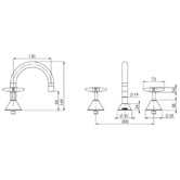 Phoenix Tapware Ivy 100mm Shower &amp; Bathroom Tapware Package