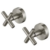 Phoenix Tapware Ivy 100mm Shower with Retrofit Cross Handle Taps &amp; Spout Package