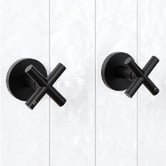 Phoenix Tapware Ivy 100mm Shower with Retrofit Cross Handle Taps &amp; Spout Package