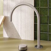 Phoenix Tapware Axia Gooseneck Kitchen Sink Hob Mixer Set