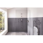 Phoenix Tapware Vivid Slimline Non-Heated 800 X 500mm Brass Towel Rail
