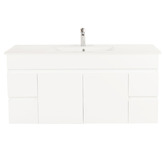 Nueva Bathware 120cm Bianca 2 Door Wall Mounted Vanity with Basin