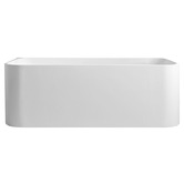 Nueva Bathware Buillion Back-to-Wall Acrylic Thin Edge Bath