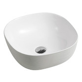 Nueva Bathware Nueva 410mm  Soft Square Counter Top Ceramic Basin