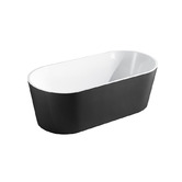 Nueva Bathware Iseo Free-Standing Acrylic Thin Edge Bath