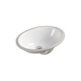 Nueva Bathware Nue Oval Ceramic Undermount Basin