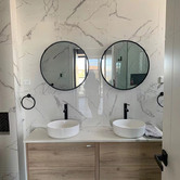 Nueva Bathware Nueva 600mm Round Steel Framed Mirror
