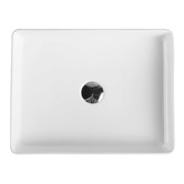 Nueva Bathware Qtro Rectangular Counter Top Ceramic Basin
