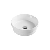 Nueva Bathware Spin 360mm Stepped Round Counter Top Ceramic Basin