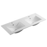 Nueva Bathware Nueva Double Inset Basin with Tap Landing