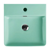 Nueva Bathware Nueva 420mm Square Ceramic Wall Hung/Countertop Basin With Tap Landing