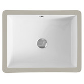 Nueva Bathware Nue Rectangular Undermount Ceramic Basin