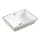 Nueva Bathware Nue Rectangular Undermount Ceramic Basin