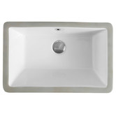 Nueva Bathware Nue Rectangular Undermount Ceramic Basin