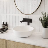 Nueva Bathware 400mm Spin Rounded Bottom Counter Top Ceramic Basin