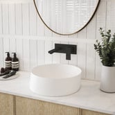 Nueva Bathware Spin 440mm Oval Angled Counter Top Ceramic Basin