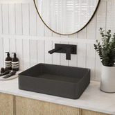 Nueva Bathware Nueva 470mm Rectangular Counter Top Ceramic Basin