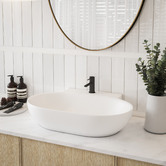 Nueva Bathware Vento Oval Wall Hung Ceramic Basin