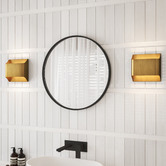 Nueva Bathware Nueva 600mm Round Steel Framed Mirror