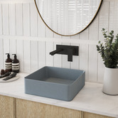 Nueva Bathware Nueva 360mm Square Counter Top Ceramic Basin