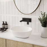 Nueva Bathware Boat 410mm Oval Counter Top Ceramic Basin